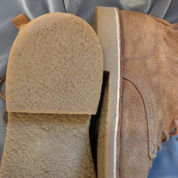 ZARA Men's Suede Lace-Up Boots - Picture 5 of 7